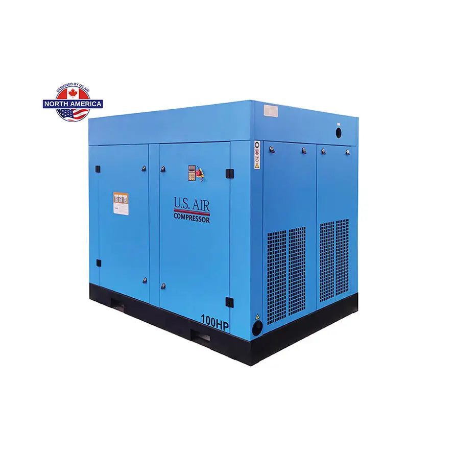 100 HP Variable Speed Drive Rotary Screw Air Compressor | 3 Phase | 208-600 Volts | 475 CFM