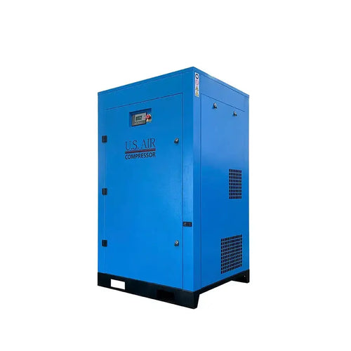10 HP US AIR CENTER Rotary Screw -Variable Speed Drive- Compressor With Built in Dryer And Tank  | 1-3 Phase | 208-600 Volts | 43 CFM