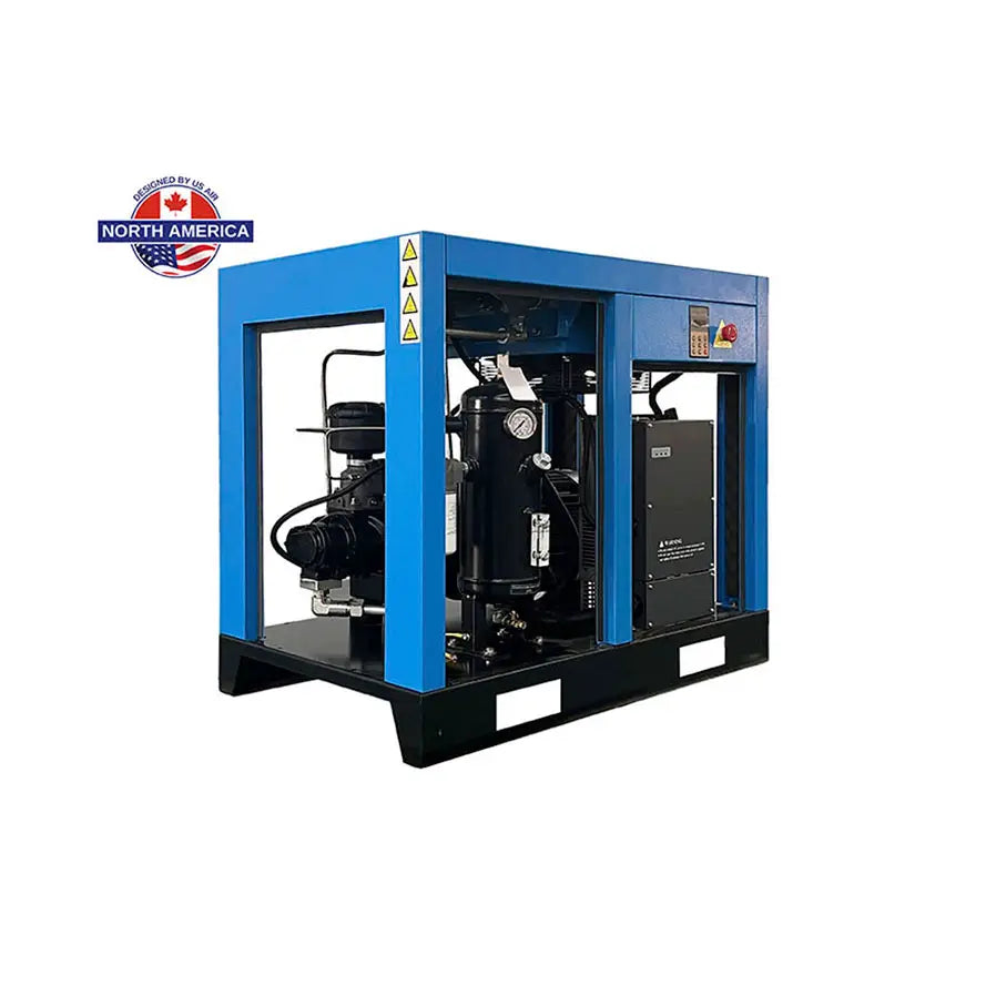 10 HP Variable Speed Drive Rotary Screw Air Compressor | 1-3 Phase | 208-600 Volts | 42 CFM