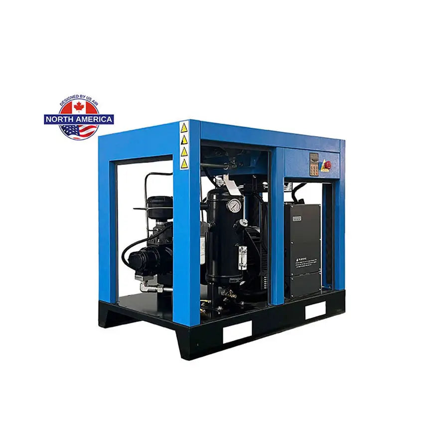 10 HP Variable Speed Drive Rotary Screw Air Compressor | 1-3 Phase | 208-600 Volts | 42 CFM
