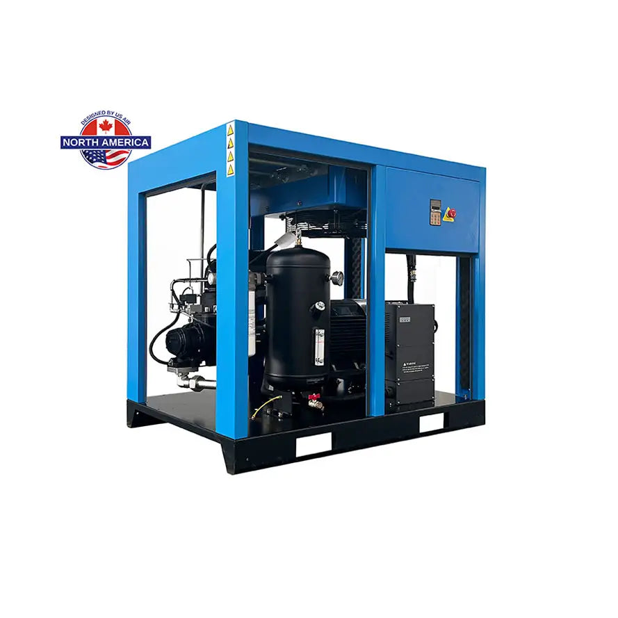 15 HP Variable Speed Drive Rotary Screw Air Compressor | 1-3 Phase | 208-600 Volts | 61 CFM