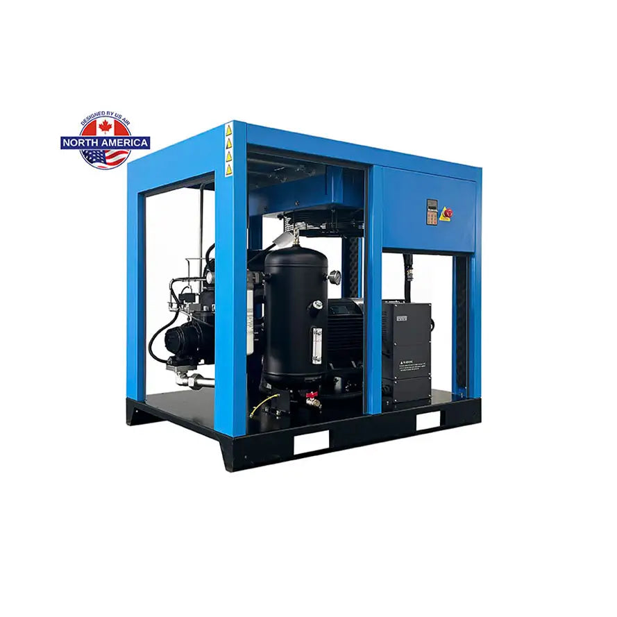 20 HP Variable Speed Drive Rotary Screw Air Compressor | 1-3 Phase | 208-600 Volts | 86 CFM