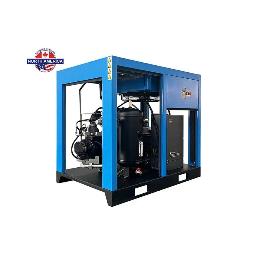 30 HP Variable Speed Drive Rotary Screw Air Compressor | 1-3 Phase | 208-600 Volts | 129 CFM