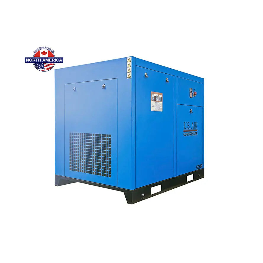 50 HP Variable Speed Drive Rotary Screw Air Compressor | 1-3 Phase | 208-600 Volts | 229 CFM