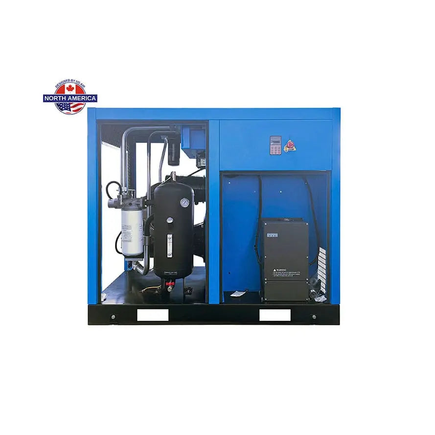 50 HP Variable Speed Drive Rotary Screw Air Compressor | 1-3 Phase | 208-600 Volts | 229 CFM