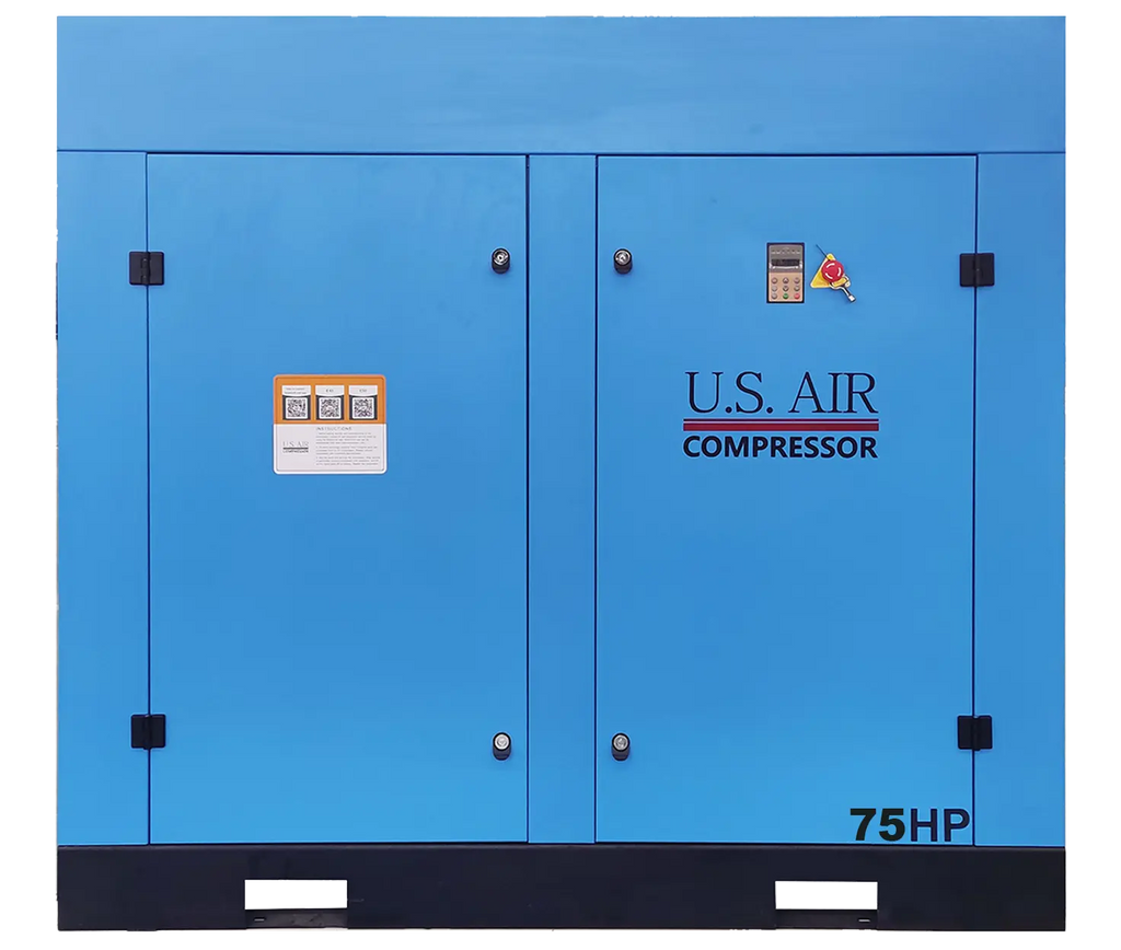 75 HP Two Stage VSD Rotary Screw Air Compressor | 3 Phase | 460-600 Volts | 422 CFM