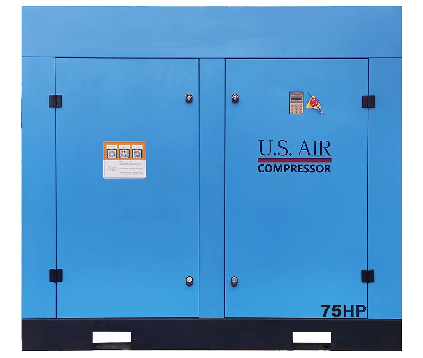 75 HP Two Stage VSD Rotary Screw Air Compressor | 3 Phase | 460-600 Volts | 422 CFM