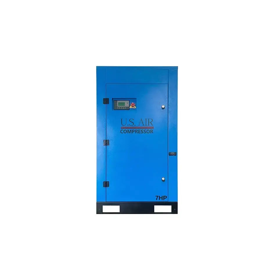 7 HP US AIR CENTER Rotary Screw -Variable Speed Drive- Compressor With Built in Dryer And Tank  | 1 Phase | 208-230 Volts | 29 CFM