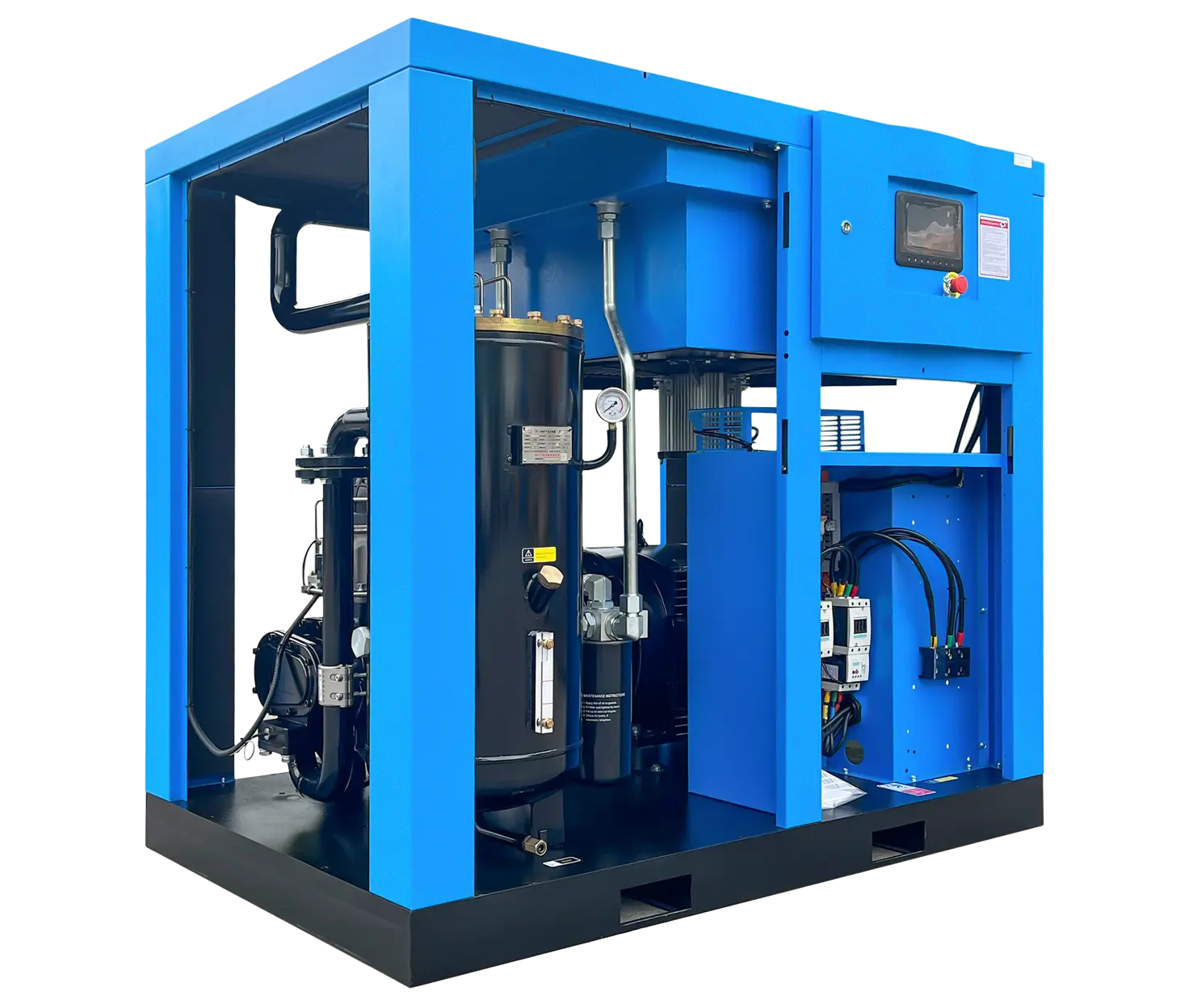 50 HP Fixed Speed Rotary Screw Air Compressor | 1-3 Phase | 208-600 Volts | 230 CFM