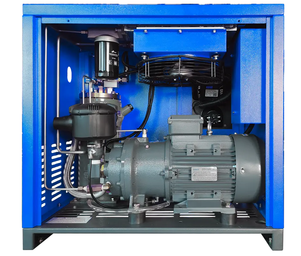 60 HP High Pressure Lubricated Scroll Air Compressor - VSD | 30 Bar | 1-3 Phase | 208-600 Volts | 111 CFM